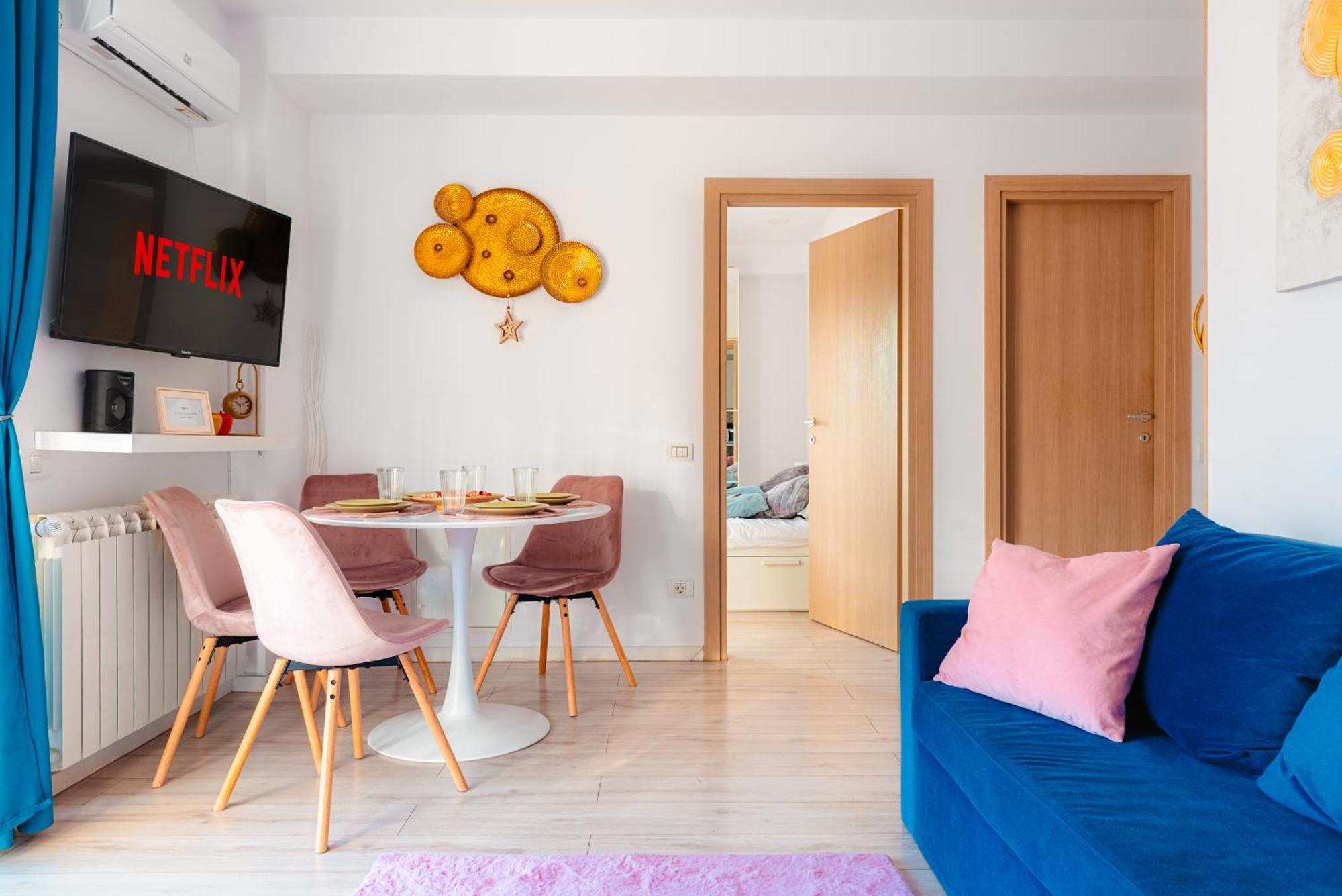 Downtown Apartment Boutique - Blue & Pink Bukarest Exterior foto
